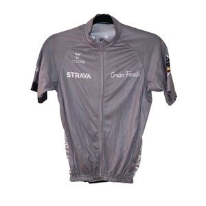 NWT Strava Gray Gran Fondo Cycling Shirt Size Small December 12